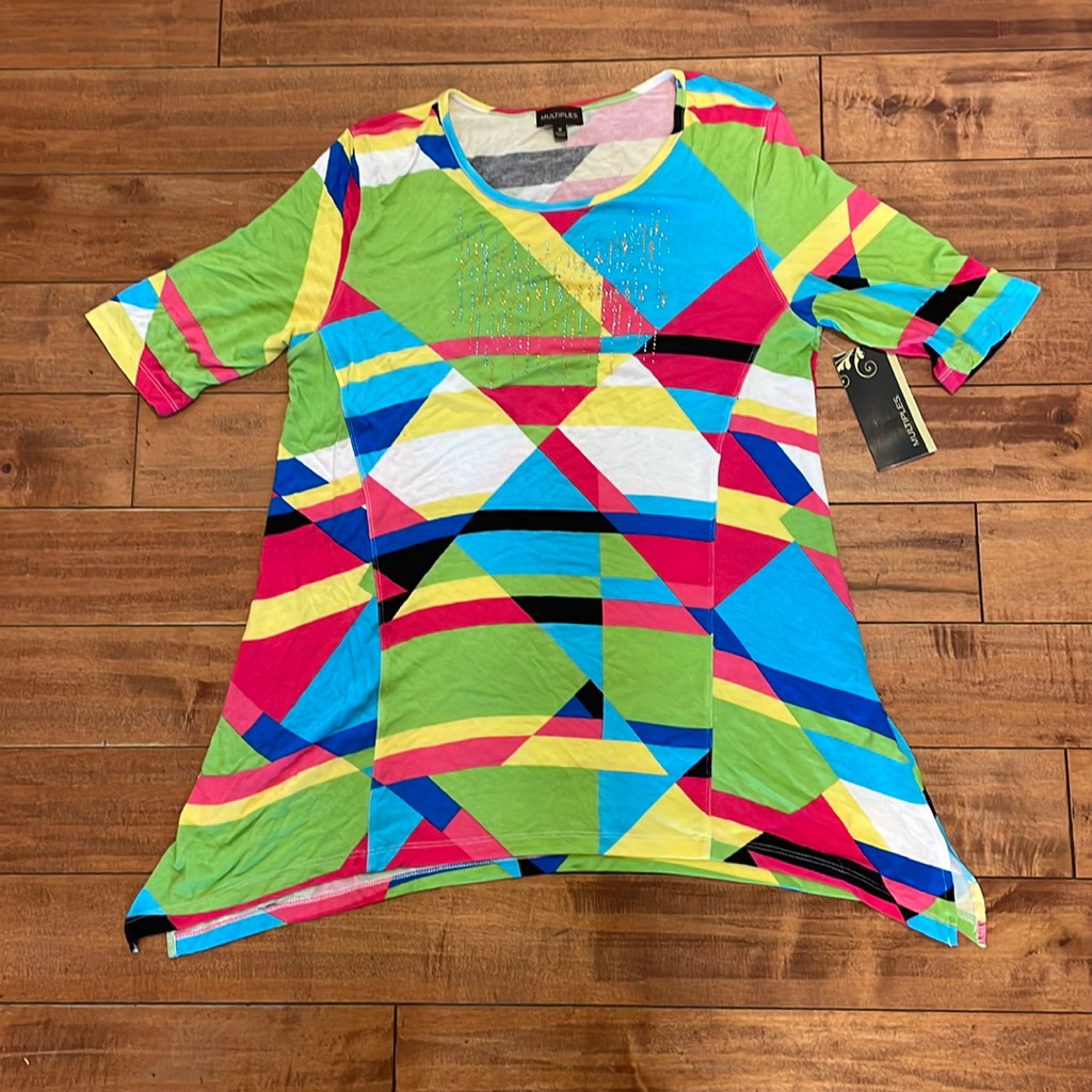 Multipes Multi Colored Tee